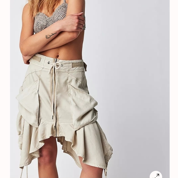 Free People Skirts Free People Paxton Parachute Utility Skirt Poshmark